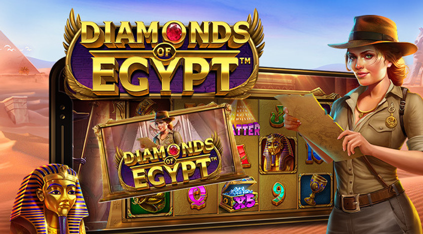 Diamonds Egypt Keajaiban Game Puzzle Berbasis Permata