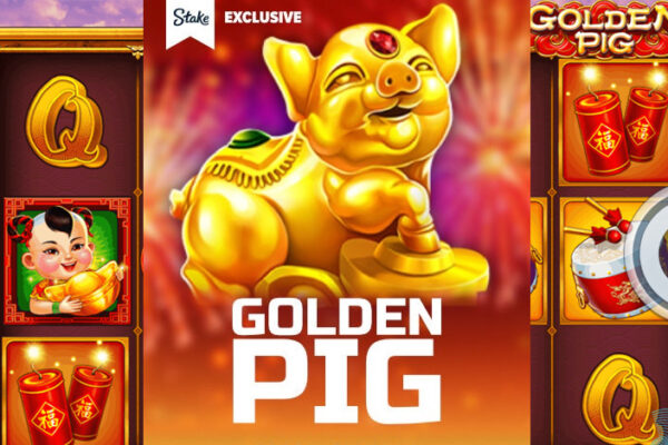 Golden Pig Keberuntungan dalam Gulungan